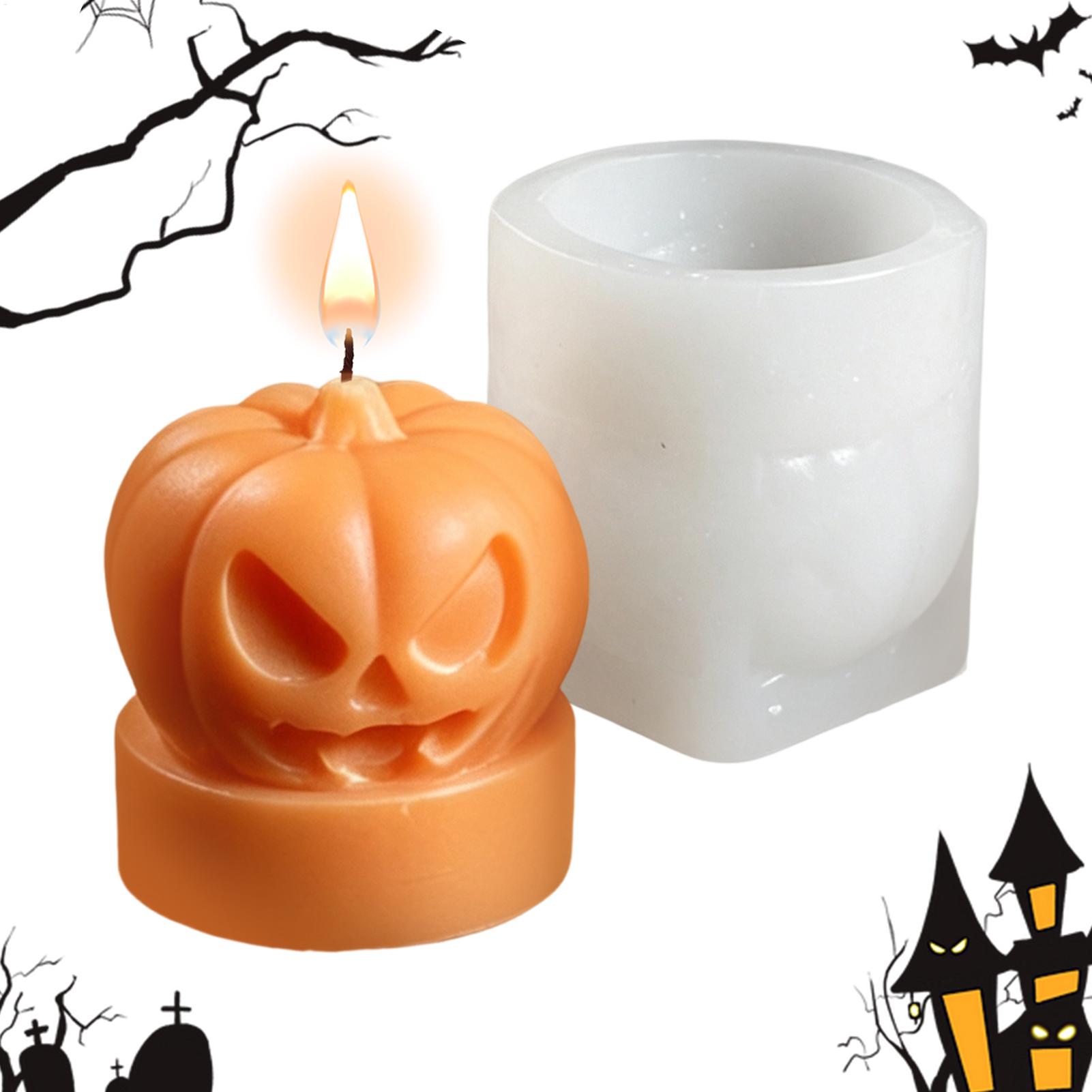 Candle Making Workshops - Cetakan Lilin Labu Halloween 3D Bentuk