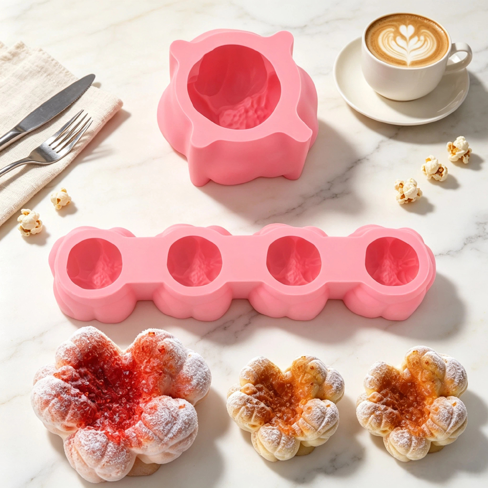 Candle Making Supplies - Cetakan Kue Silikon 1 atau 4
