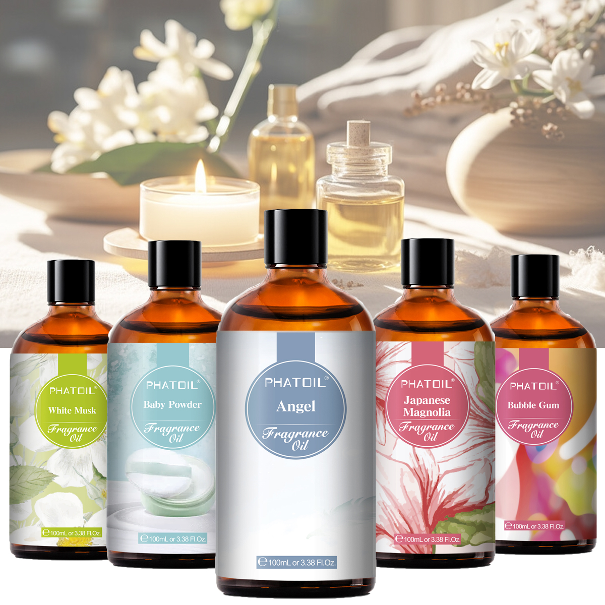 Candle Making Supplies - PHATOIL 100ml Minyak Aroma Wangi Untuk