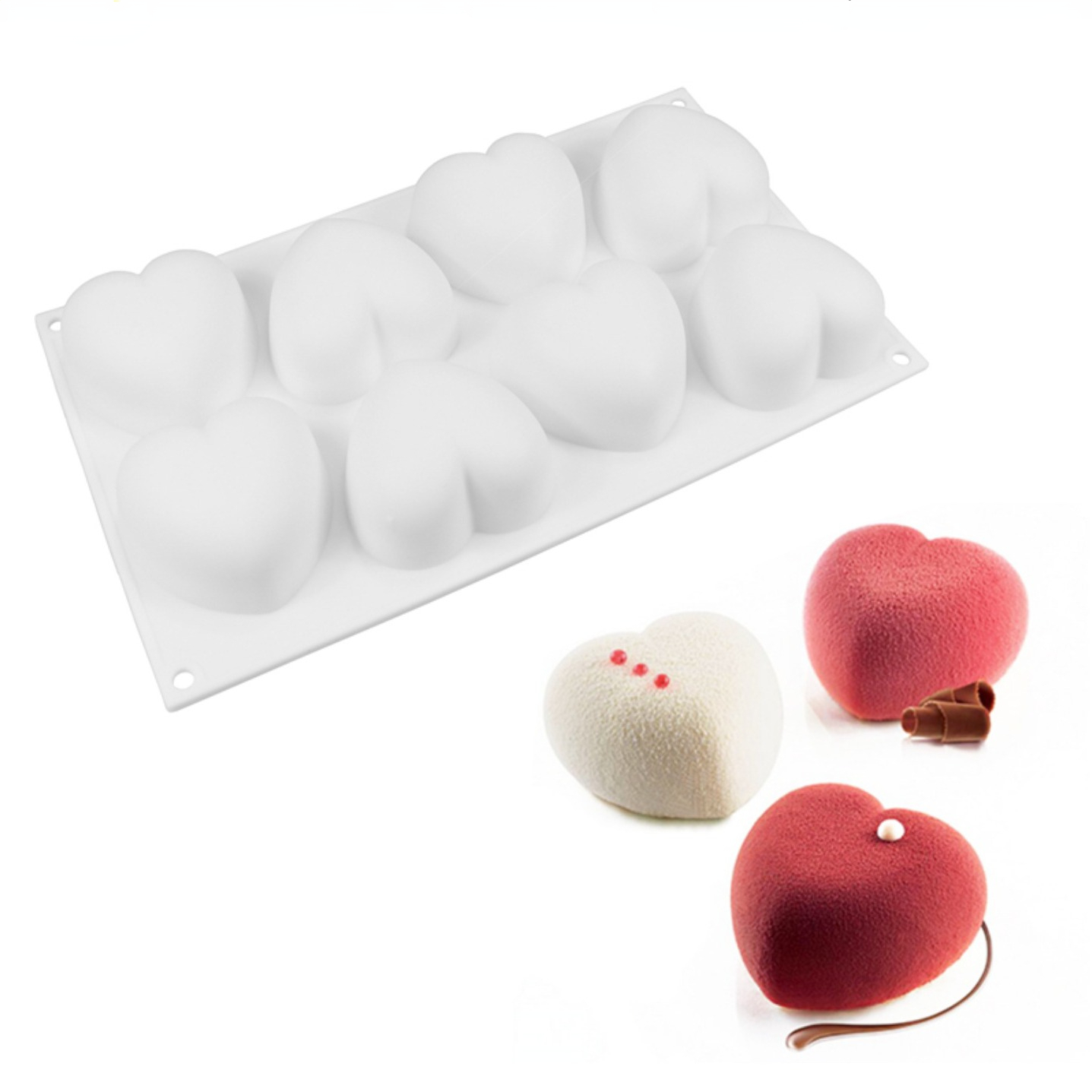 Candle Making Business - Love Heart cetakan sabun silikon buatan