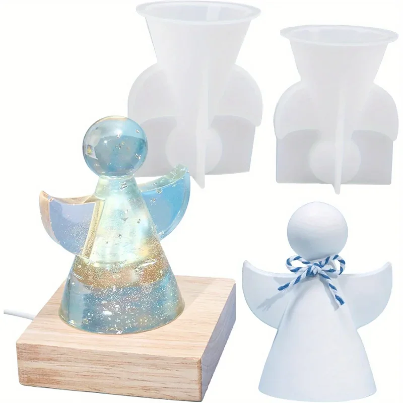 Candle Making Gel Wax - 2 Paket Cetakan Resin Silikon Bentuk