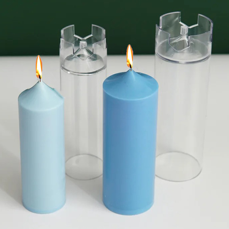 Candle Making Kit Diy - Cetakan lilin silinder kerucut 3D DIY