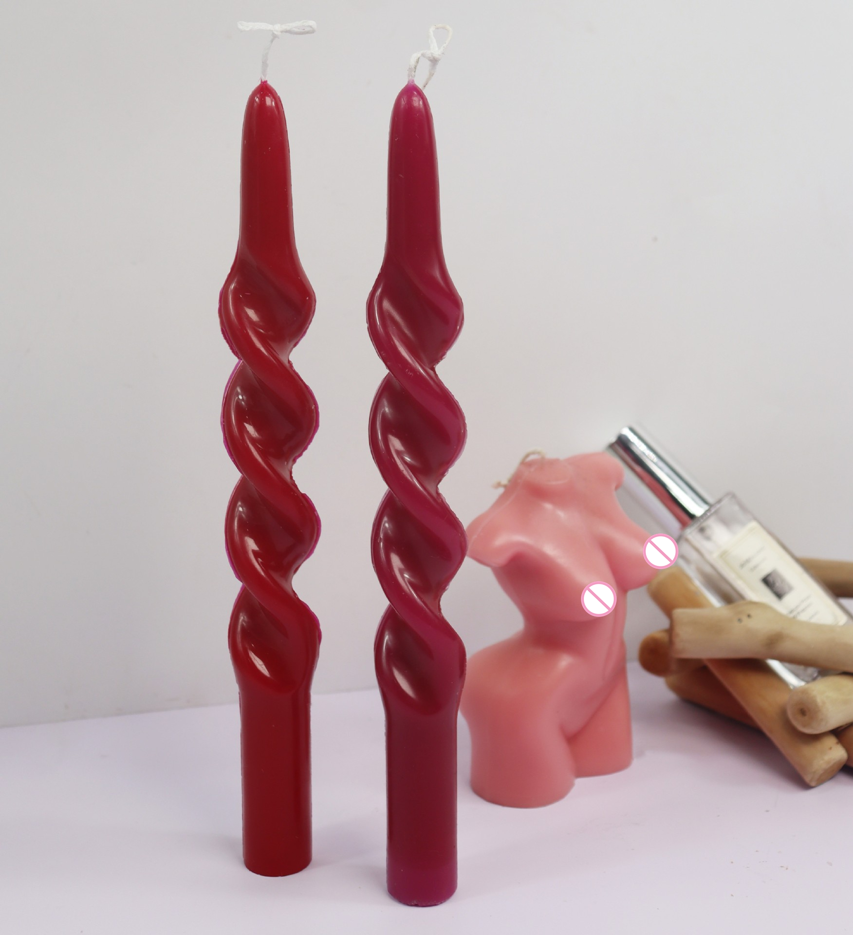 Memutar Garis Kolom Akrilik Ce - Candle Making Kit Diy ulasan dan harga