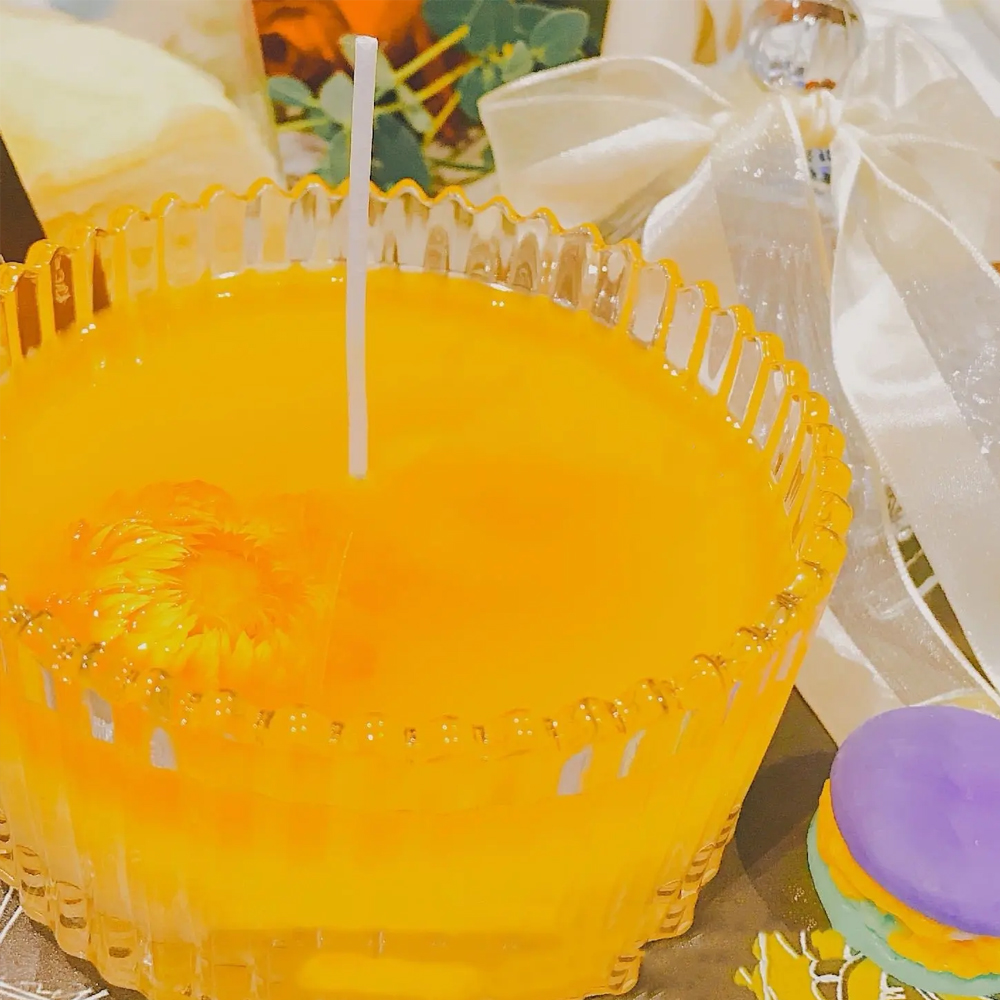 Lilin Jeli Gel Bening Kuning 2 - Candle Making Gel Wax ulasan dan harga