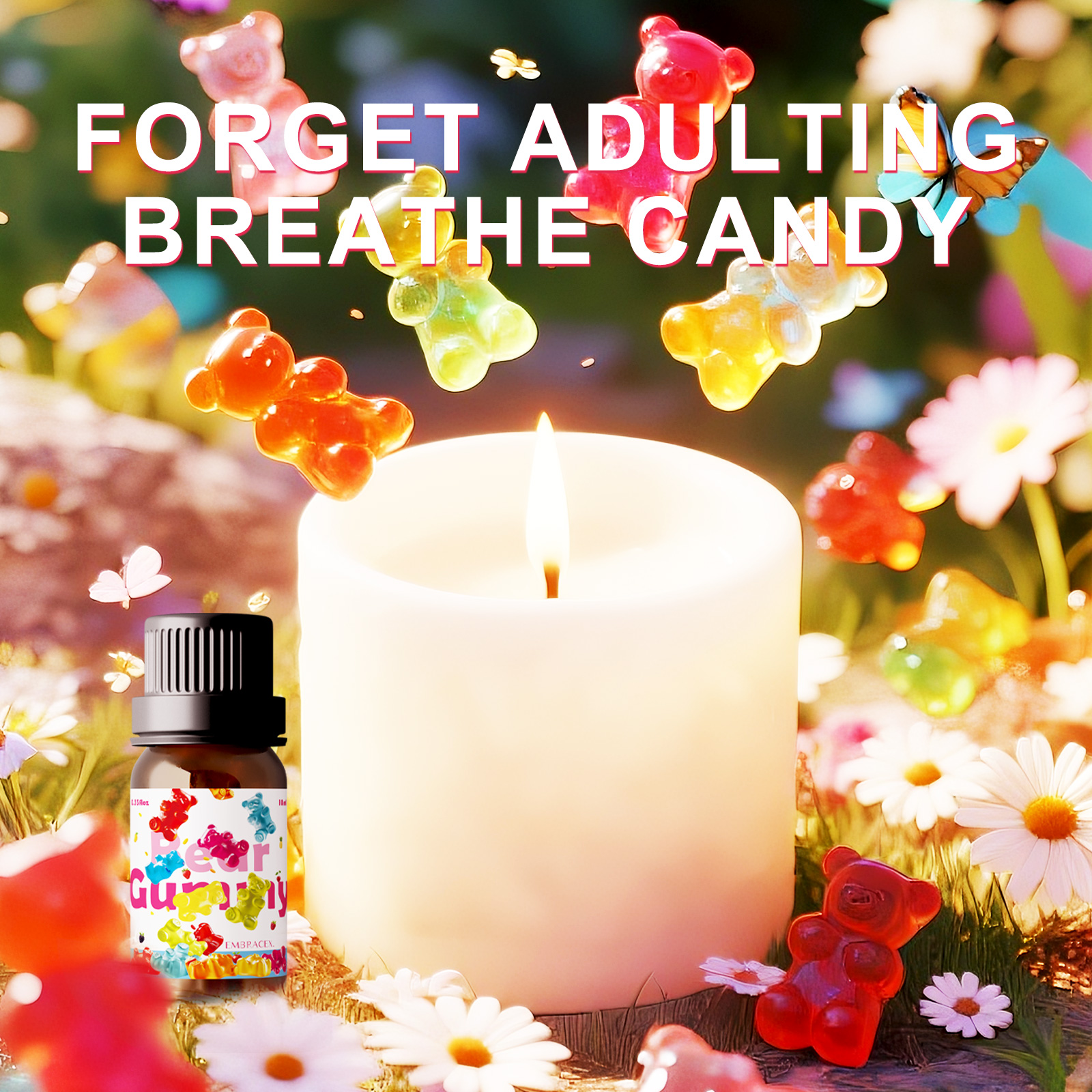 10ml Minyak Wangi Gummy Bear M - Candle Making Supplies ulasan dan harga