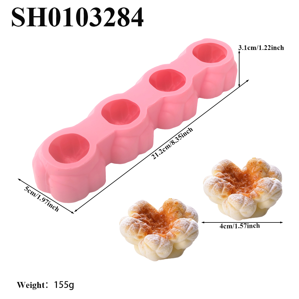 Cetakan Kue Silikon 1 atau 4 S - Candle Making Supplies ulasan dan harga