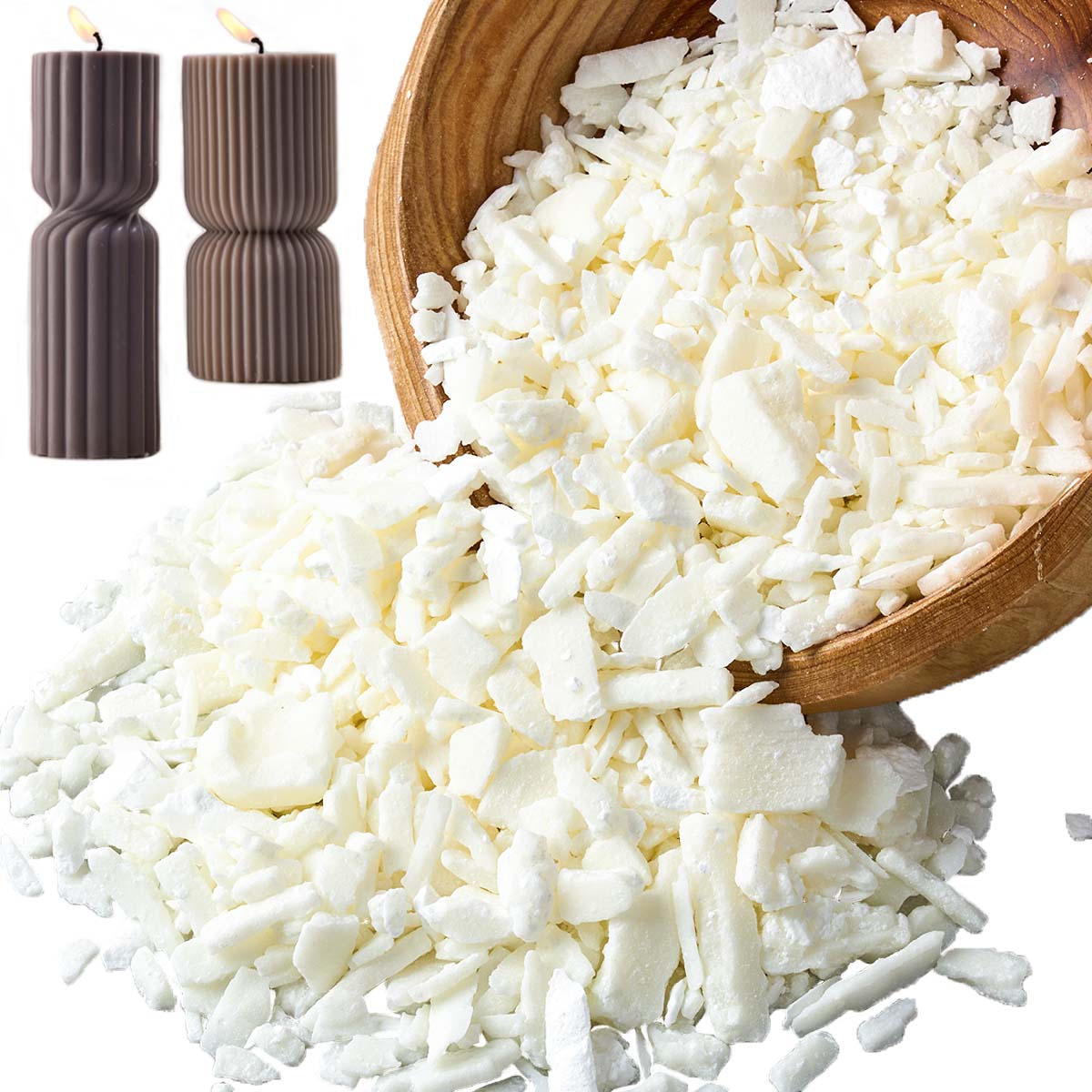 1 Pon Lilin Kedelai Putih Murn - Candle Making Kit Diy ulasan dan harga