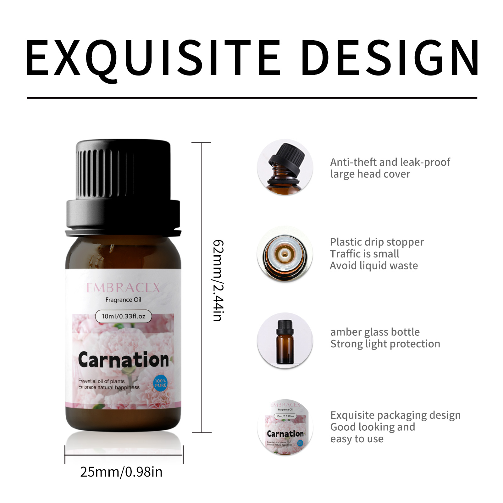 10Ml Minyak Esensial Anyelir B - Candle Making Supplies ulasan dan harga