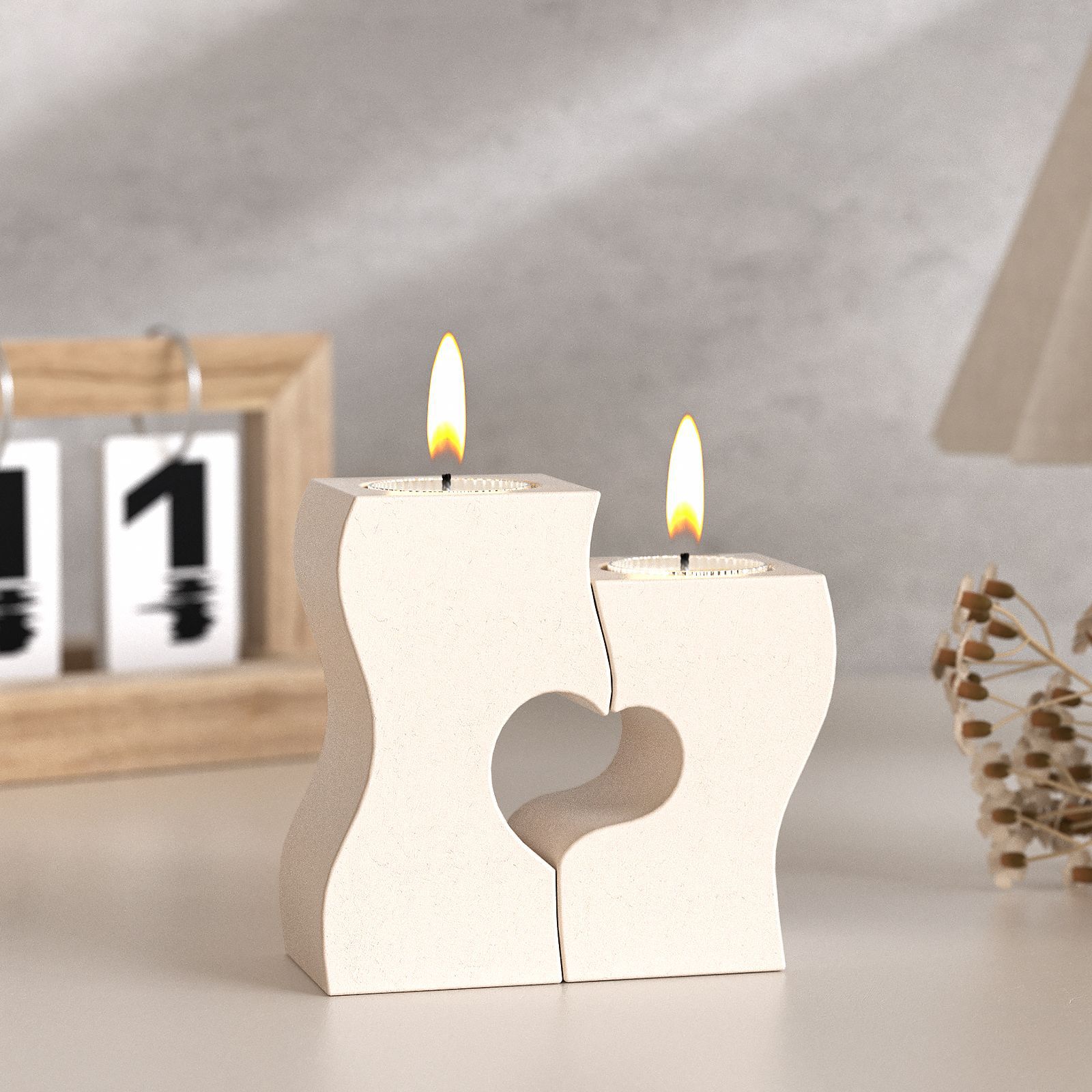 S Cetakan Silikon Lilin Hati D - Candle Making Business ulasan dan harga