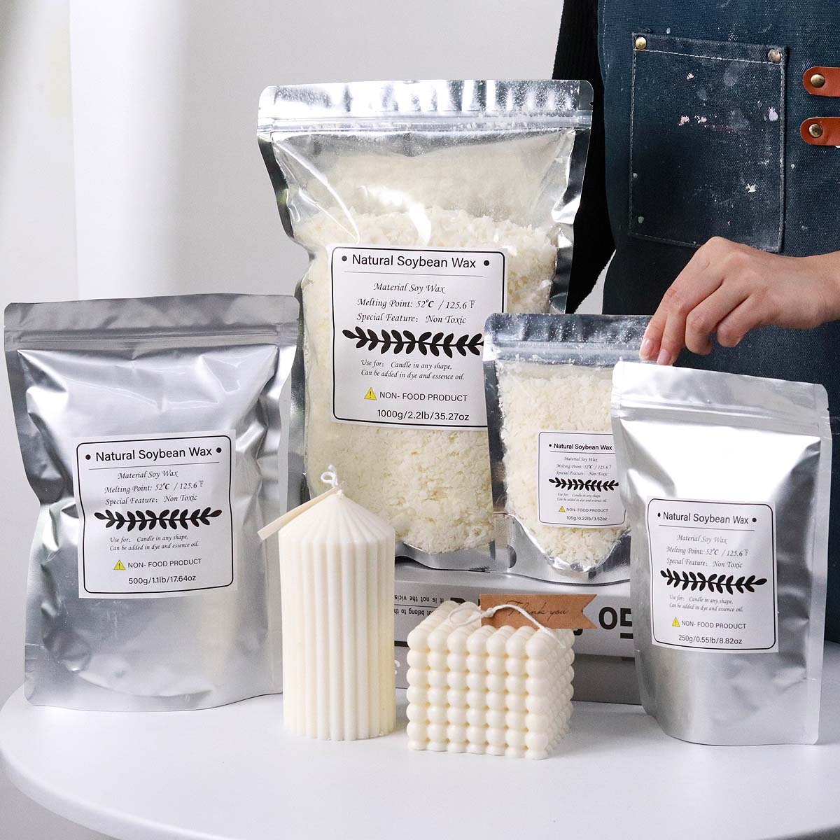 100/250/500/1000G Serpihan Lil - Candle Making Kit Diy ulasan dan harga