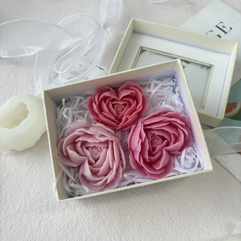 Cetakan silikon bunga cinta DI - Candle Making Gel Wax ulasan dan harga