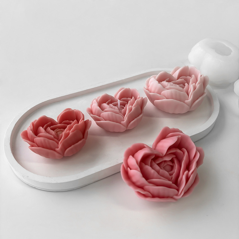 Cetakan silikon bunga cinta DI - Candle Making Gel Wax ulasan dan harga