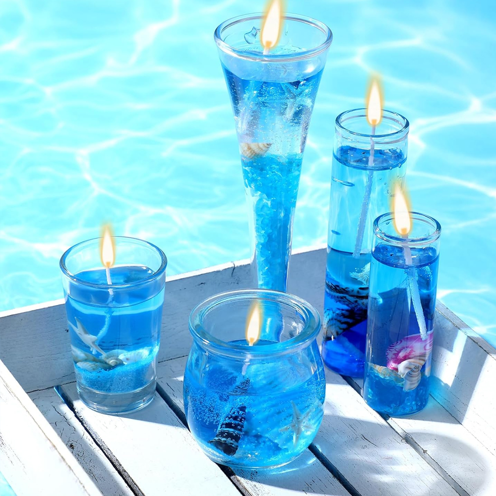 100G Lilin Bening Biru untuk P - Candle Making Gel Wax ulasan dan harga