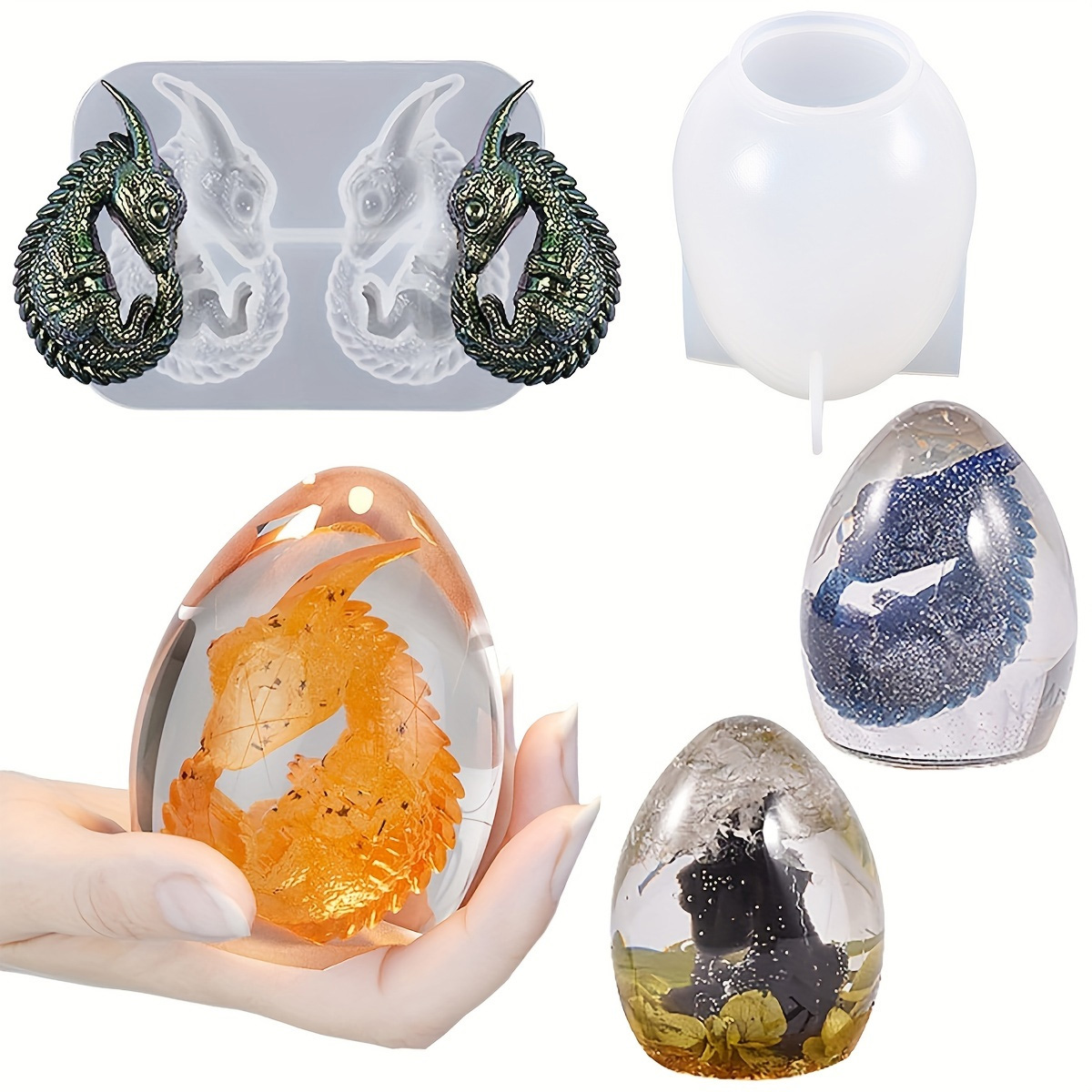 Cetakan Telur Naga Silikon, Se - Candle Making Kit Diy ulasan dan harga