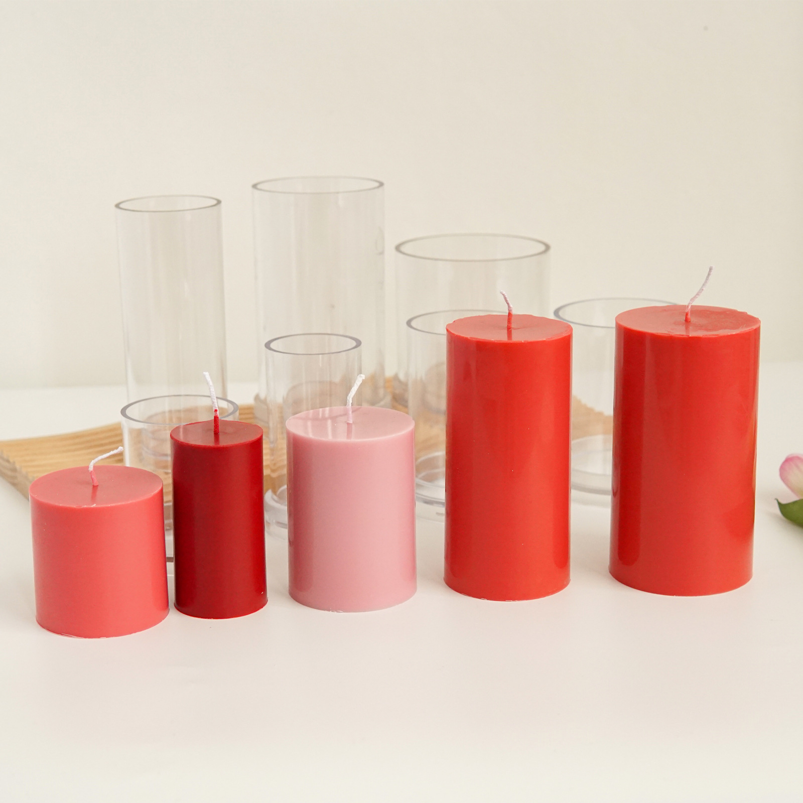 Berbagai 3D Silinder Cetakan L - Candle Making Kit Diy ulasan dan harga