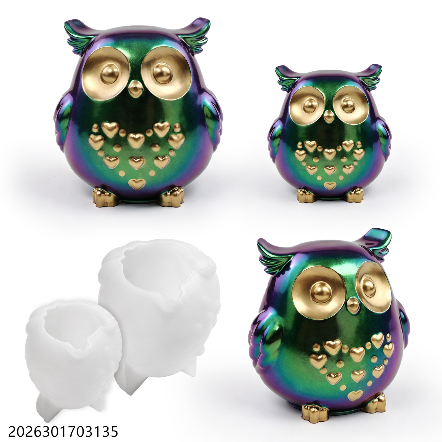 Cetakan Silikon Burung Hantu 3 - Candle Making Kit Diy ulasan dan harga